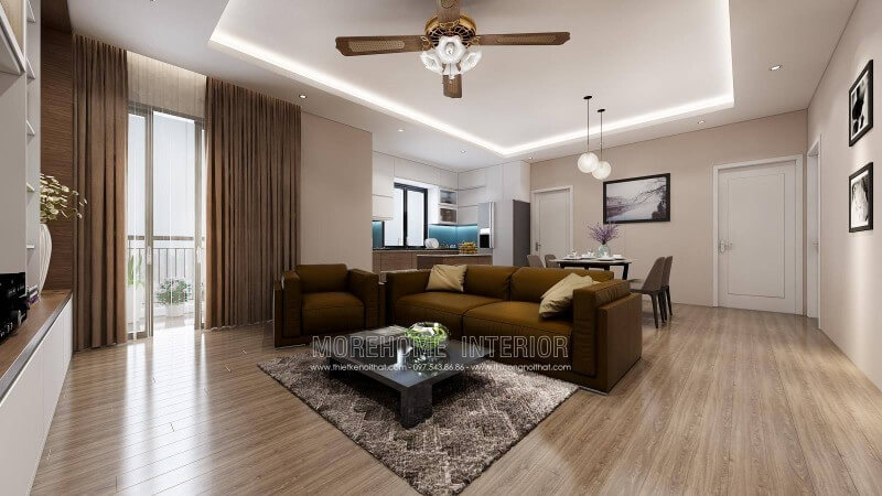 Bộ sofa thiết kế hiện đại với màu xanh mới mẻ ấn tượng Mẫu nội thất chung cư hiện đại đẹp