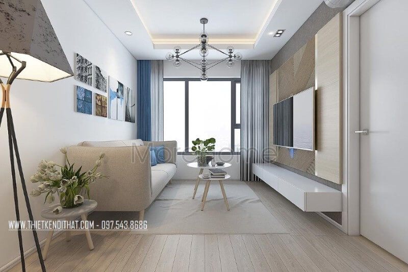 Phong cách trang trí nội thất phòng khách chung cư hiện đại, đơn giản hóa các chi tiết dư thừa không chỉ khiến ngôi nhà bớt nhàm chán mà còn thể hiện được gu thẩm mỹ tinh tế của gia chủ